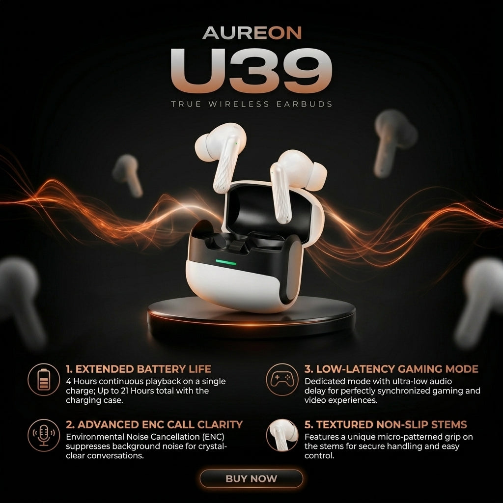 AUREON U39 True Wireless Earbuds