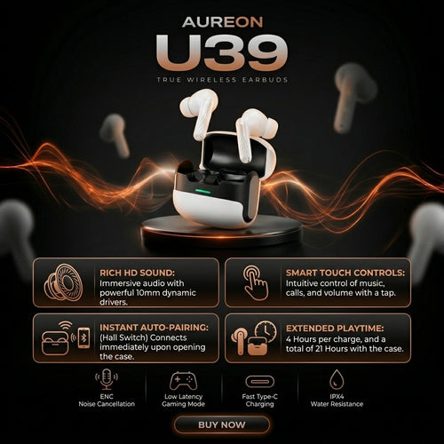 AUREON U39 True Wireless Earbuds