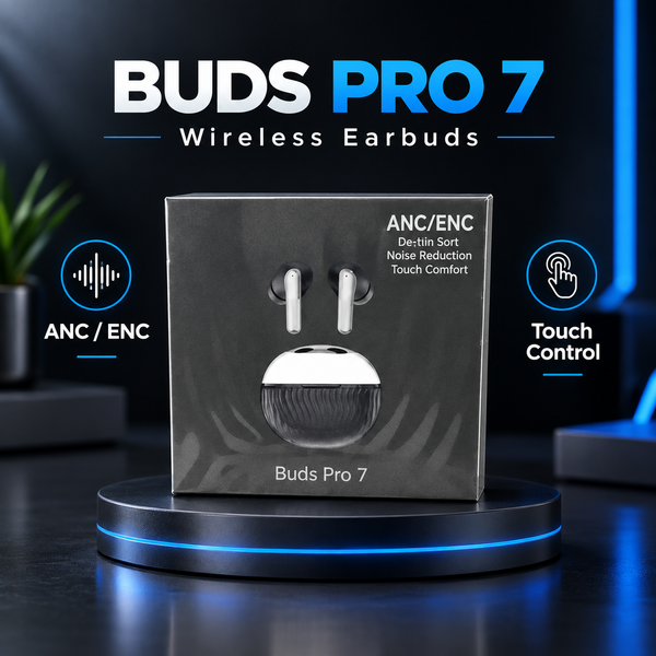 Buds Pro 7 Wireless Earbuds – ANC/ENC Noise Cancellation
